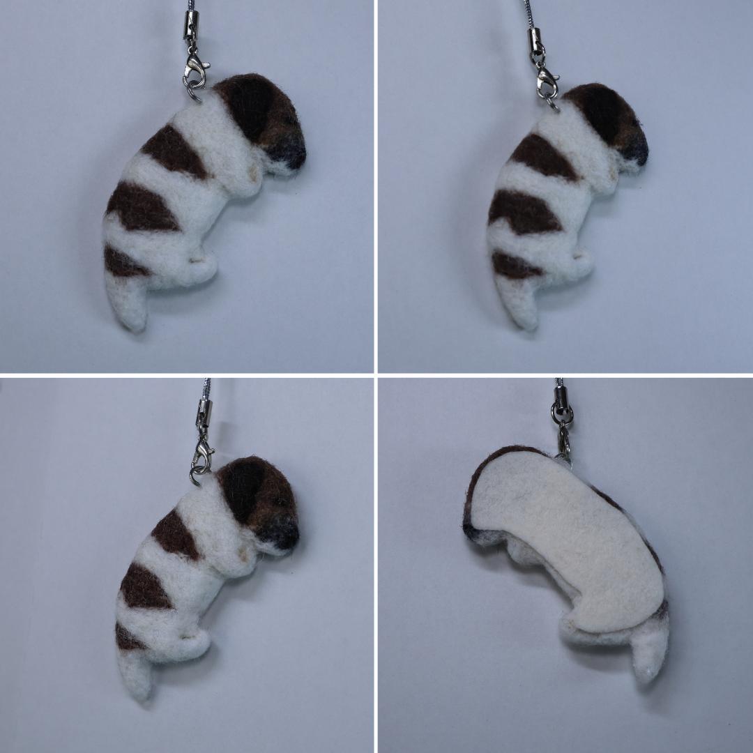 羊毛フェルト Yu様 ジャックラッセル&インコ ハンドメイド オーダー