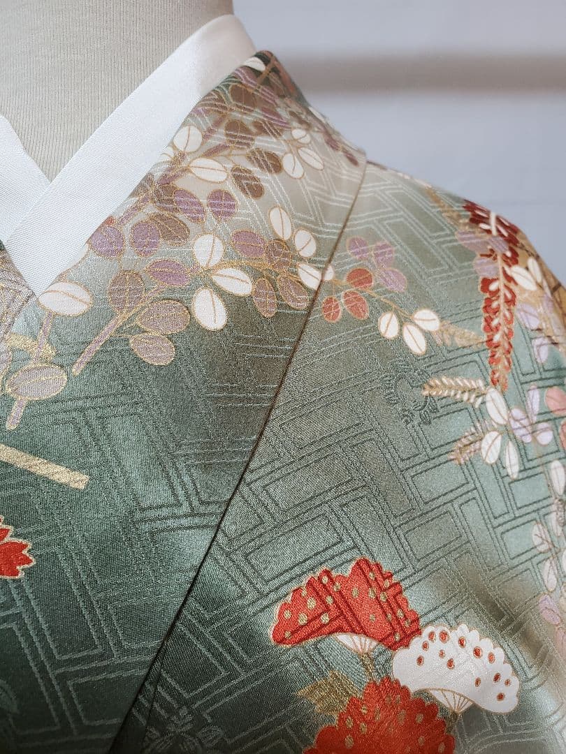 振袖 1395-43 作家物 高級正絹 成人式 友禅染 身丈154cm 在庫処分 購入