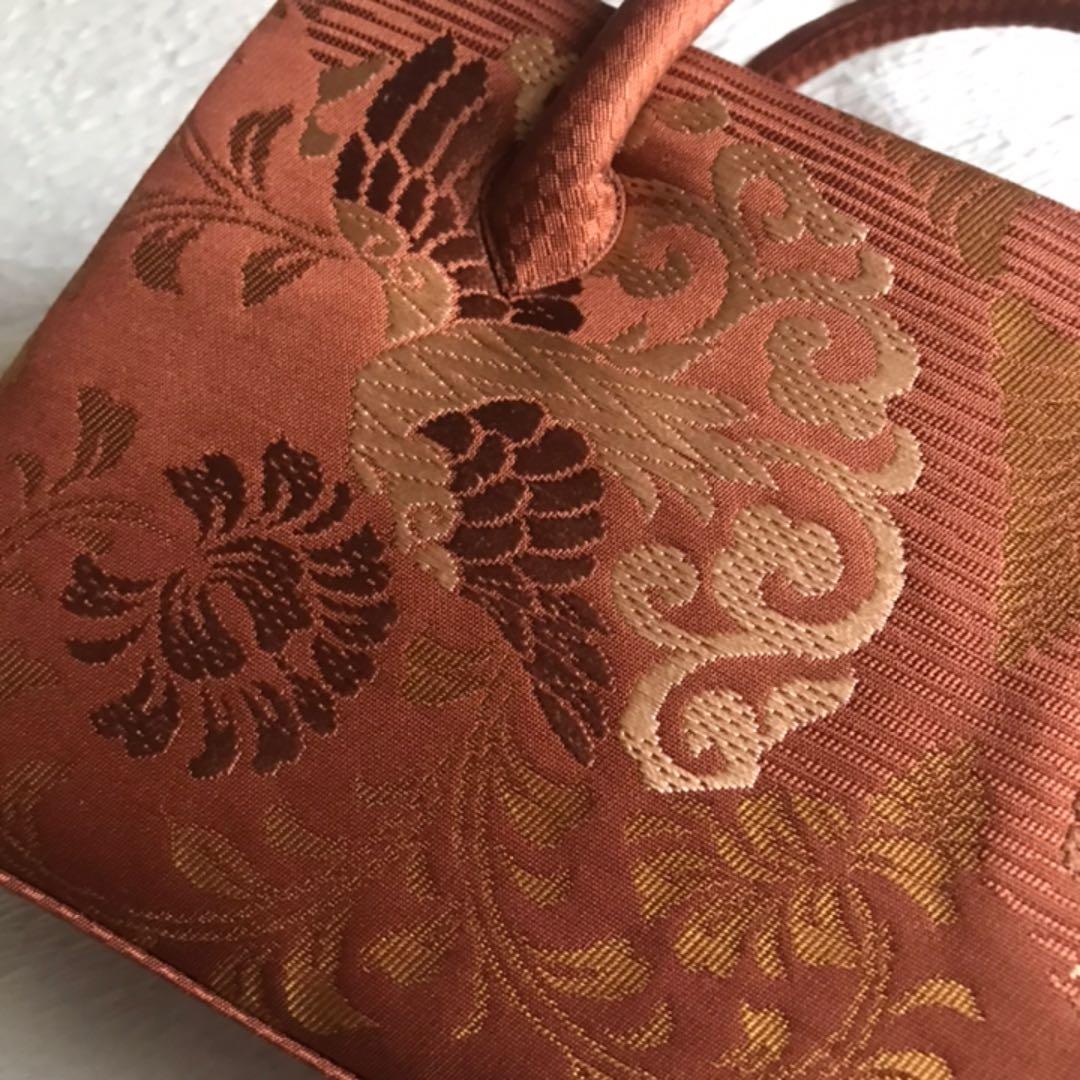 専用★新品◆西陣織帯地使用 正絹 利休バッグ