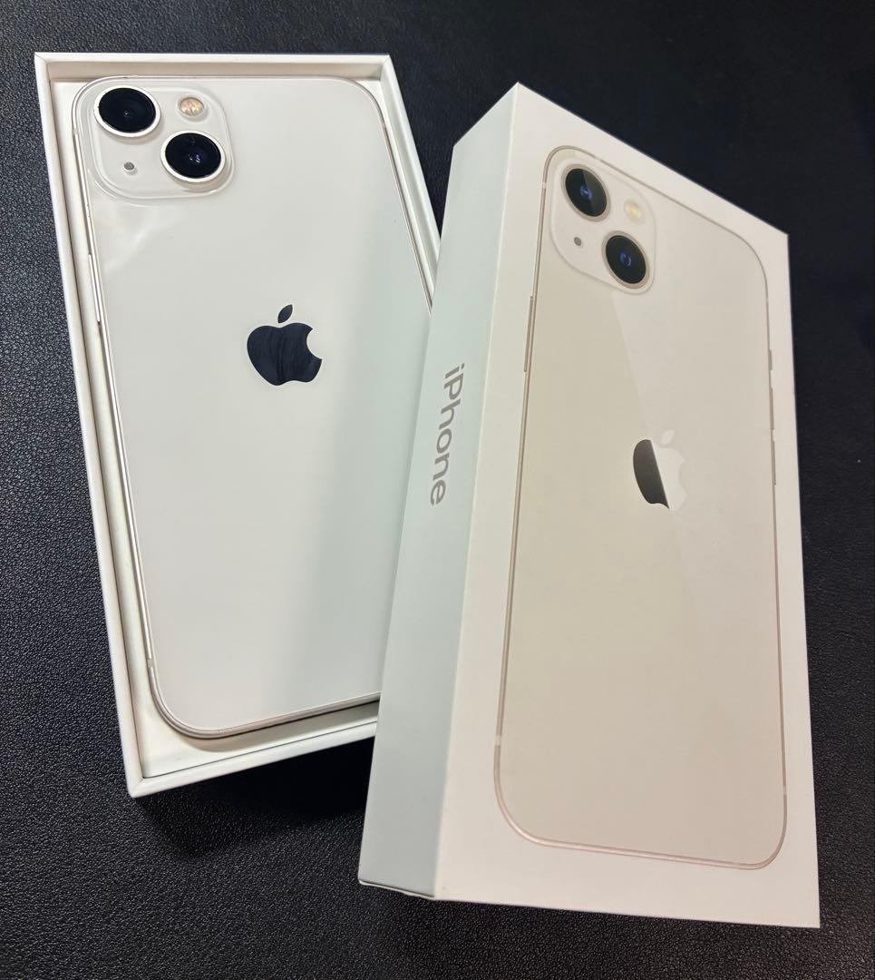 iPhone 13 128gb ホワイト 本体 箱付き