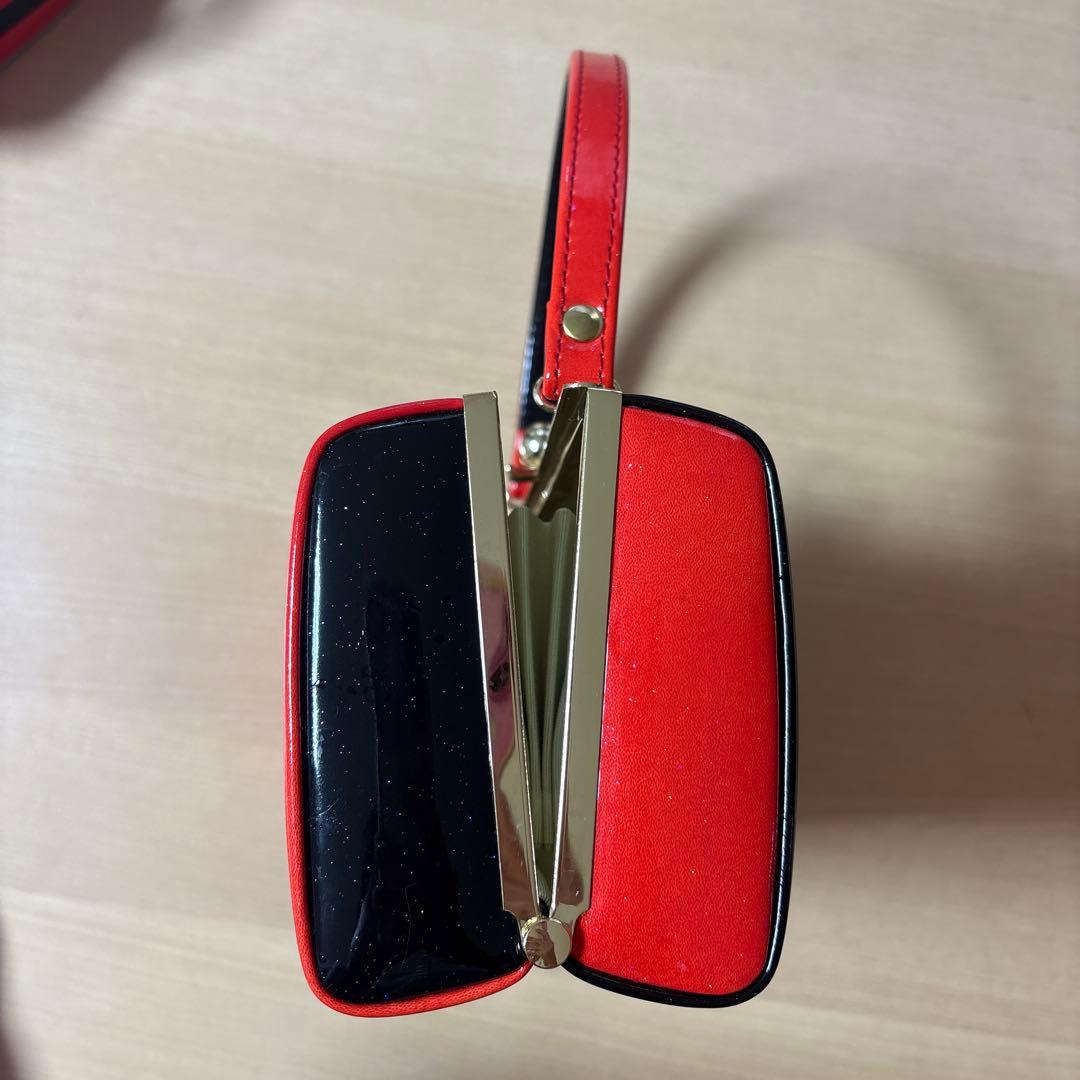 和装用赤黒サンダルとバッグセット