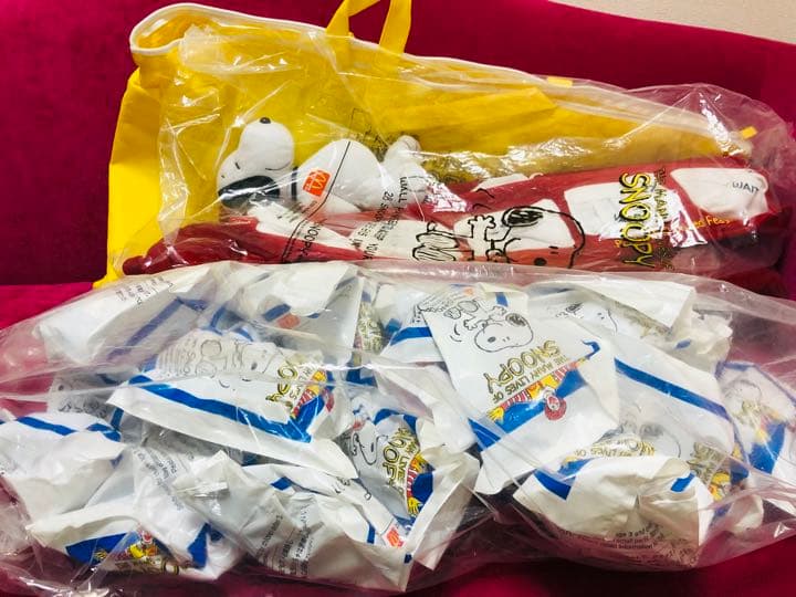 レア　新品　未開封　マクド　スヌーピー　コレクション　ぬいぐるみ　ピーナッツ