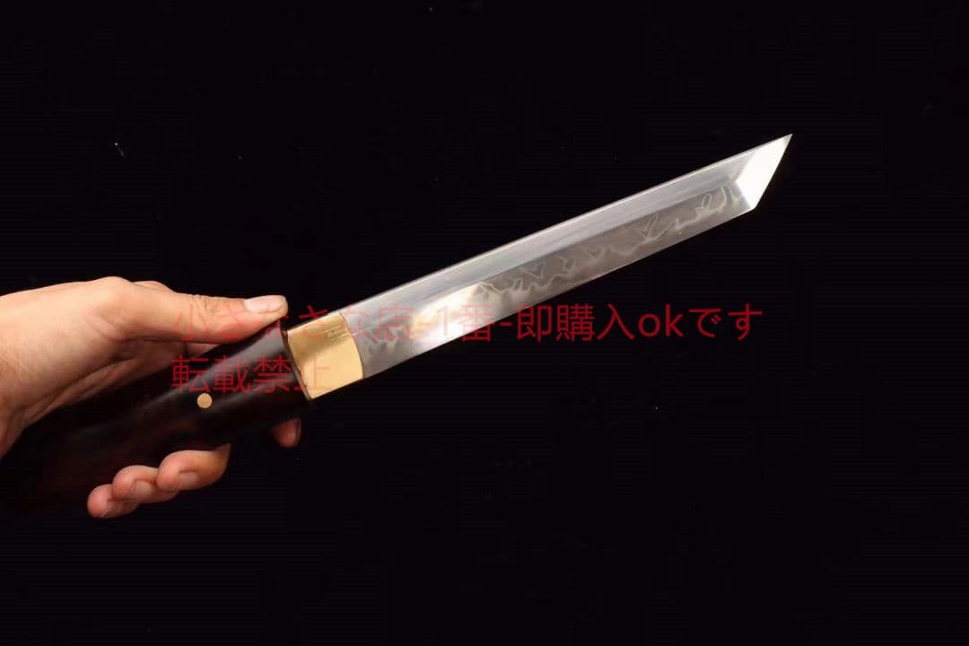 『黒檀小猟刀』武具　刀装具　日本刀　模造刀   居合刀    肋差   短刀