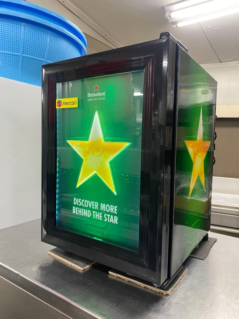 6887【程度良好】ハイネケン 冷蔵ショーケース HN-21L-PJ 非売品