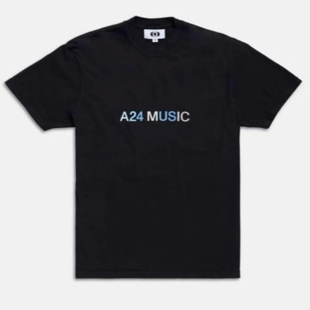 A24 Music Logo Tee ブラック Tシャツ サイズL