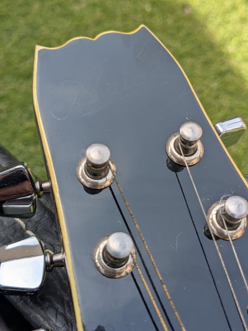 美品 Aria AM-200 フラットマンドリン バードケース付属品多数 アリア