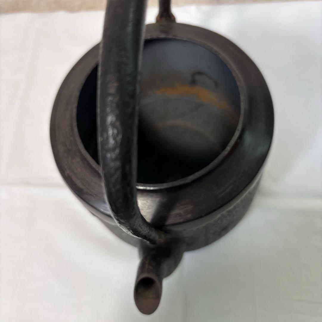南部三厳堂 鉄瓶 南部鉄器 竹図 骨董 アンティーク 茶道具 美術品