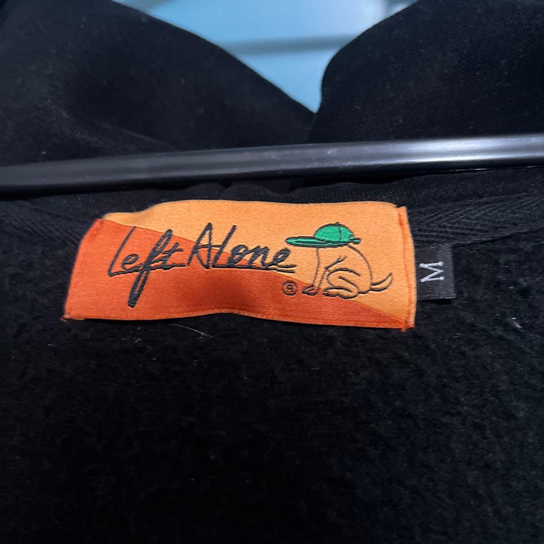 Left Alone ジップパーカー 黒 ハート刺繍 大阪印購入 値下げ可能です