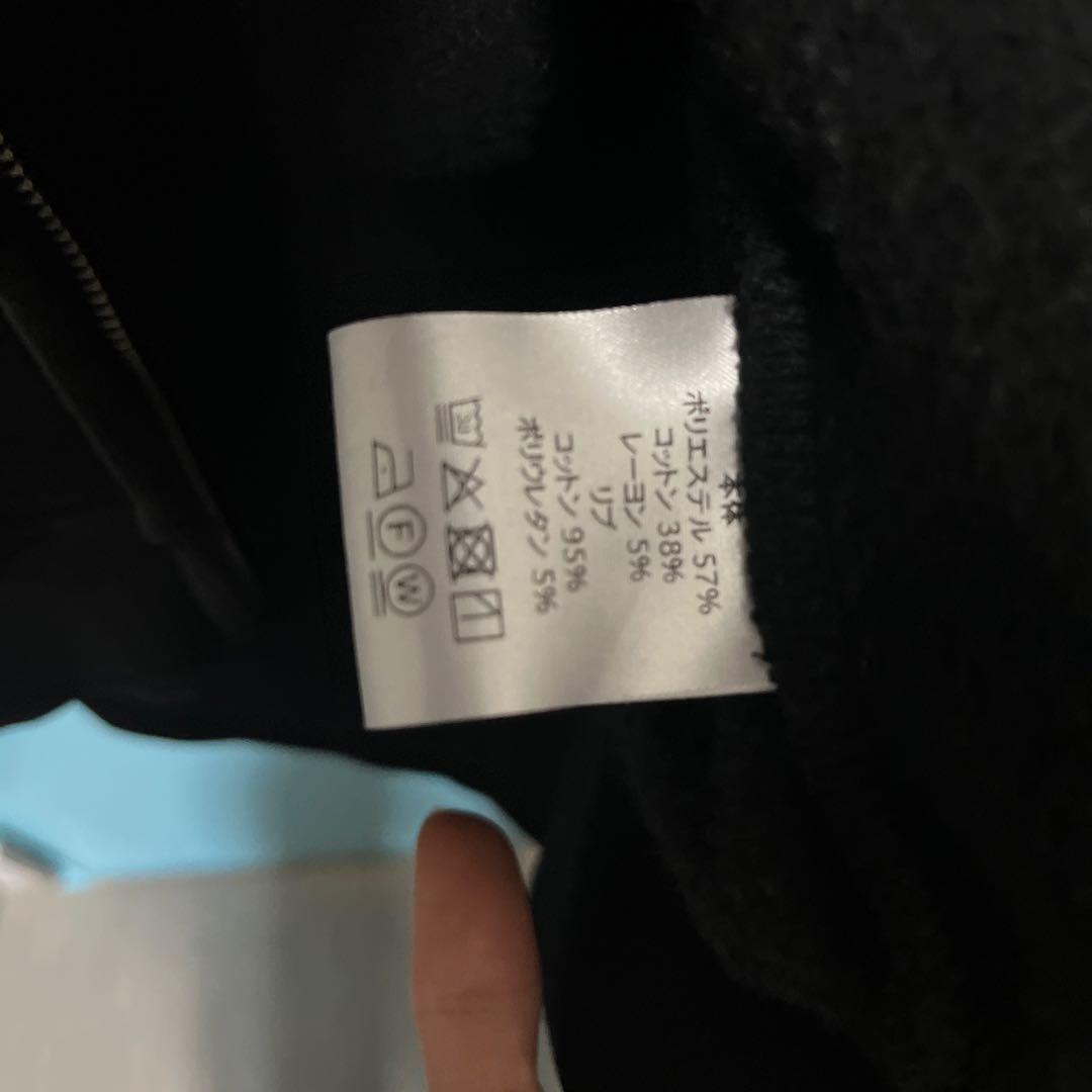 Left Alone ジップパーカー 黒 ハート刺繍 大阪印購入 値下げ可能です