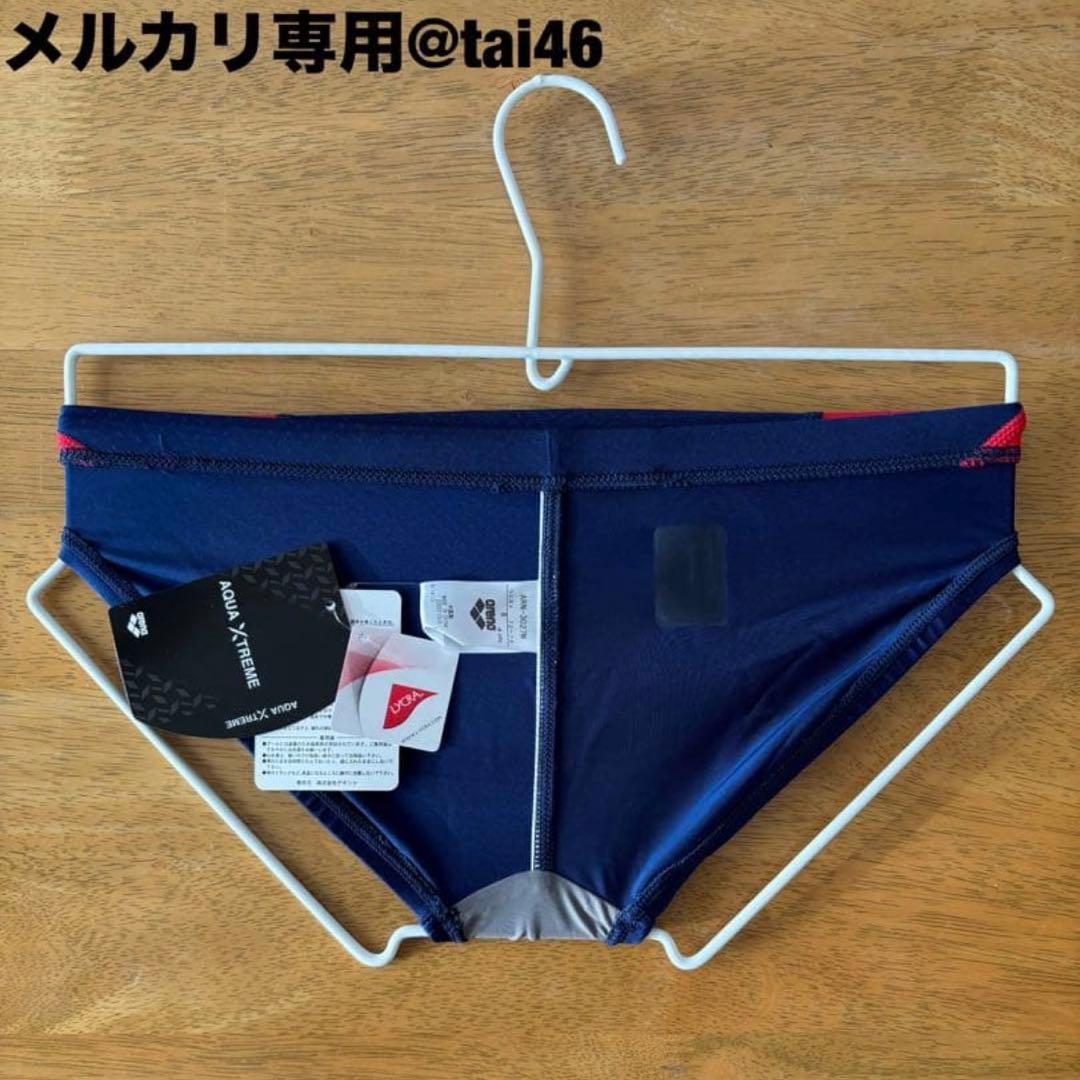 arena(アリーナ)50周年記念モデル ネイビー×レッド Vパン・競パン S