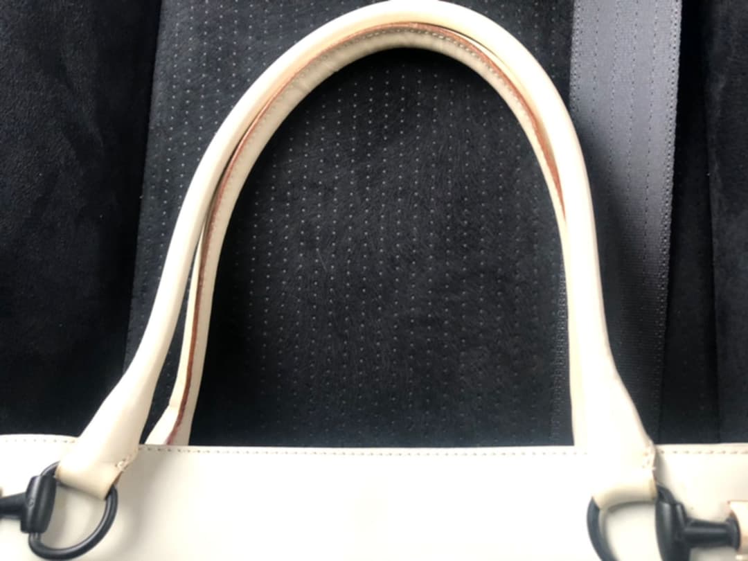 GUCCI 白 ハンドバッグ