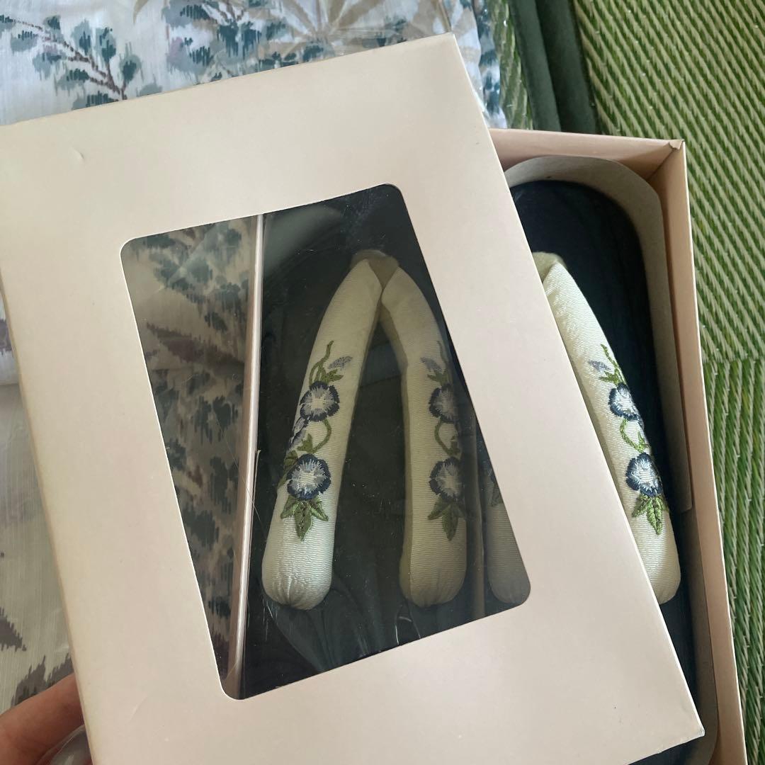 T⭐︎【新品】maru × utatane 浴衣、帯、下駄3点セット