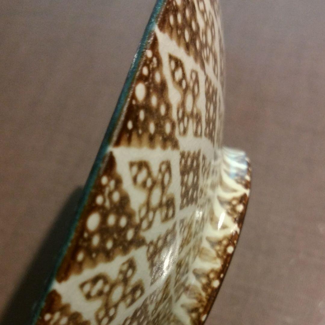 山野辺彩　皿①　径約18.3㎝ 高さ約4.3㎝