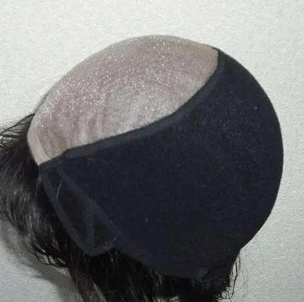 【高品質】人毛 総手植え ウィッグ ミディアム M〜L シルク肌 医療用OK