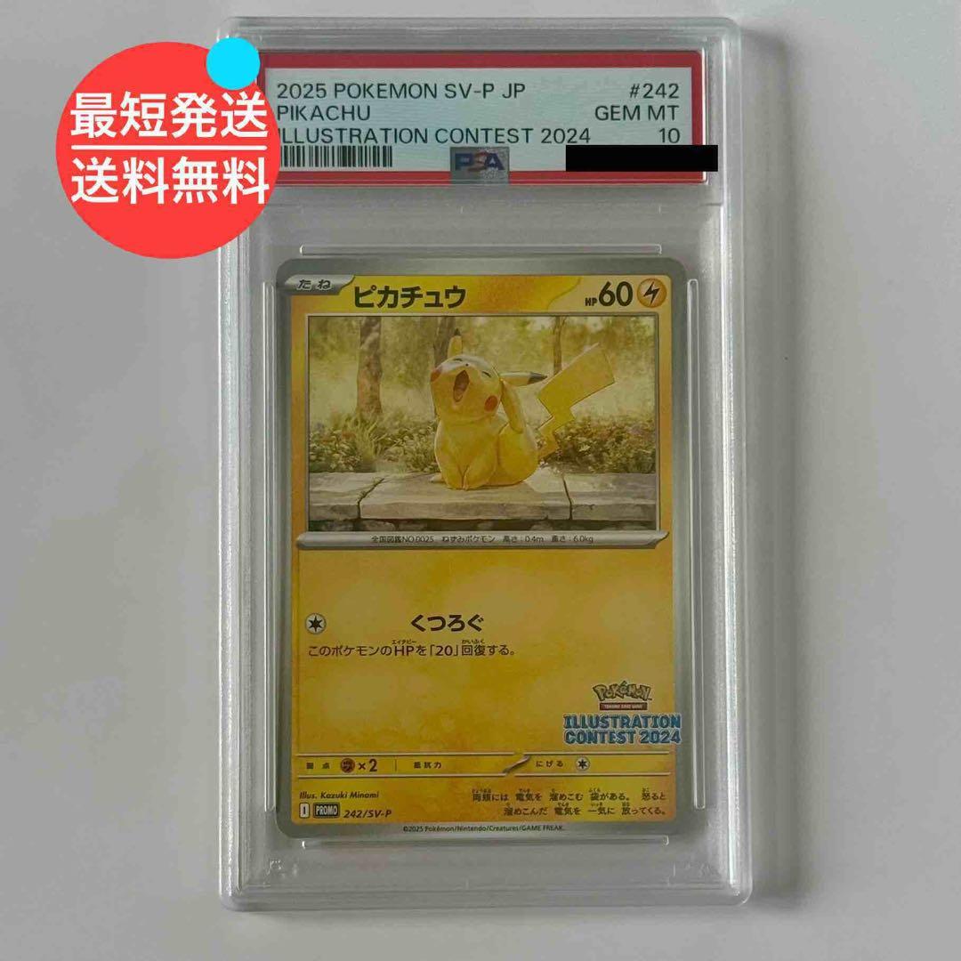 PSA10 ピカチュウ 242/SV-Pイラストレーションコンテスト2024