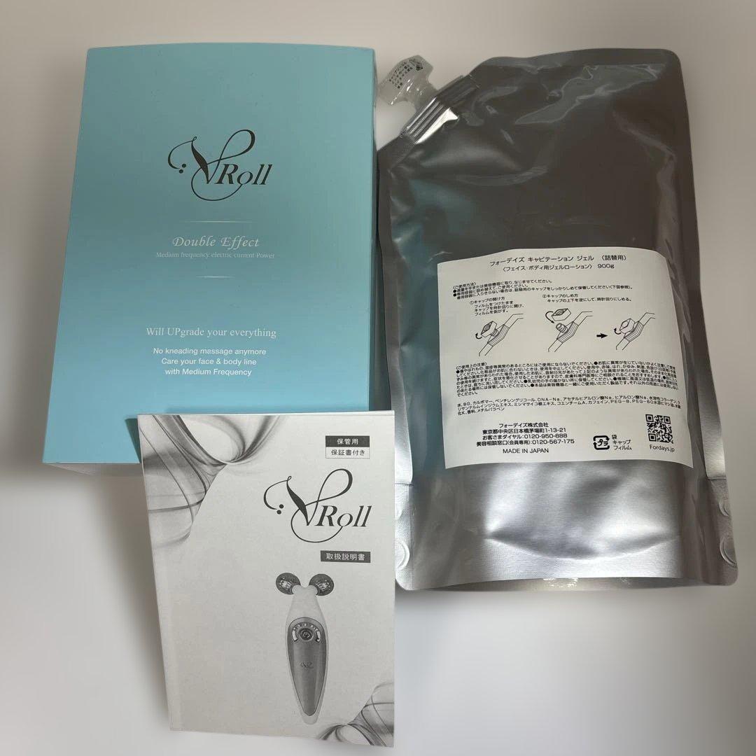 新品 V Roll ダブルエフェクト 美顔器 ジェル付き - メルカリ