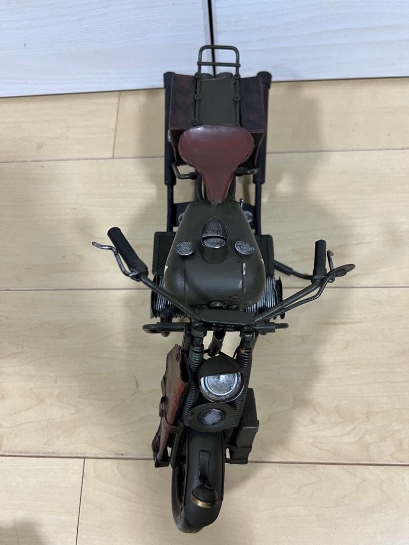 ヴィンテージ】ハーレーダビッドソン WLA 軍用オートバイ ブリキ
