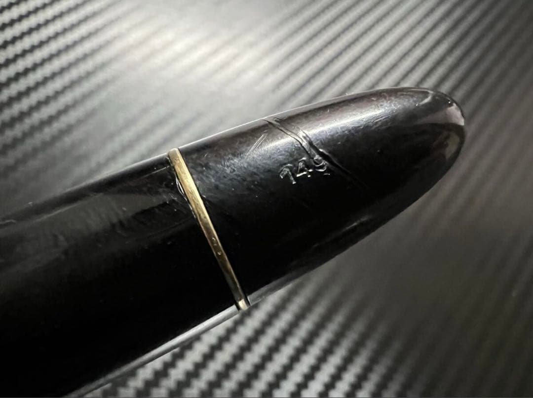 希少 完動品 モンブラン 149 万年筆 テレスコープ式 1950年代 EF