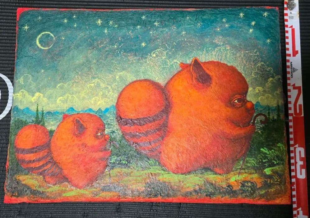 井上大輔 井上時田大輔 絵画 アクリル原画 現代アート 作品証明書付き