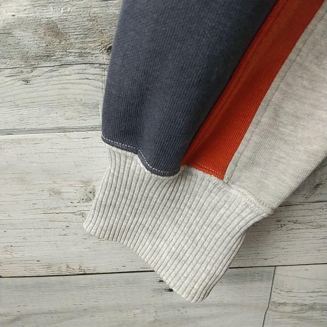 希少☆90s デサント製 アディダス 刺繍 アームロゴ パーカー L～O