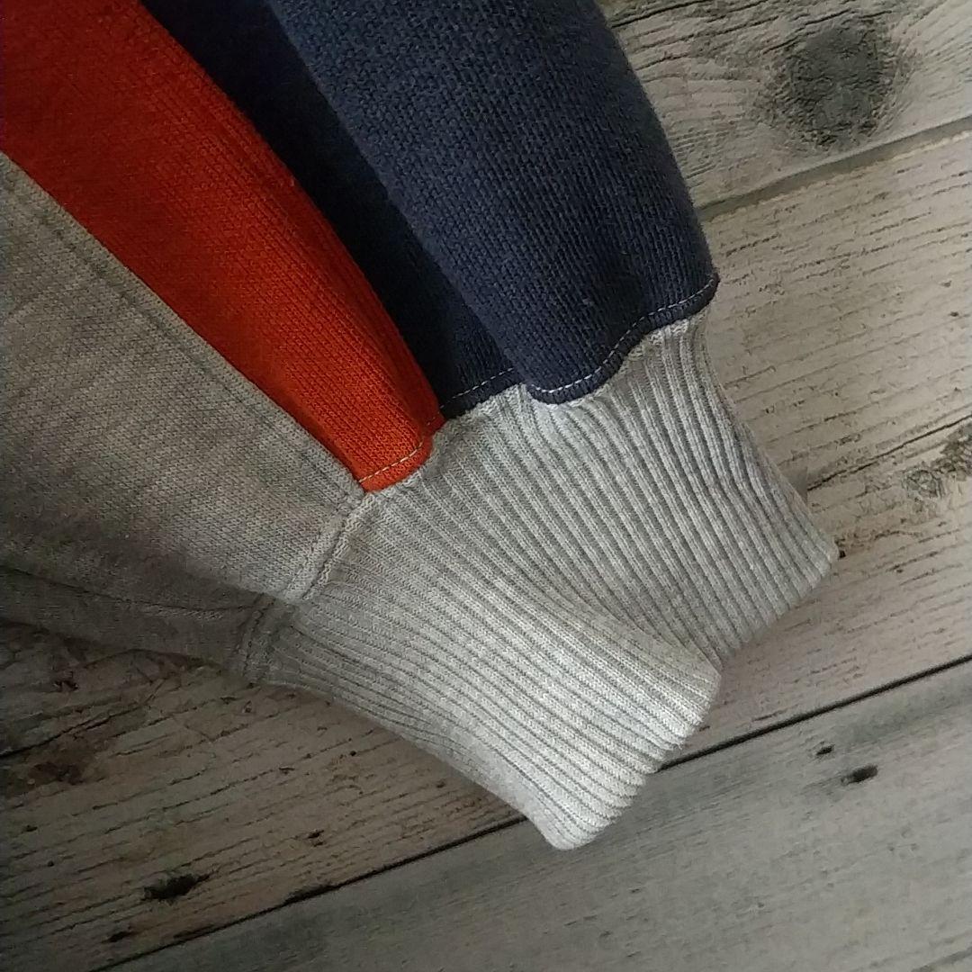 希少☆90s デサント製 アディダス 刺繍 アームロゴ パーカー L～O