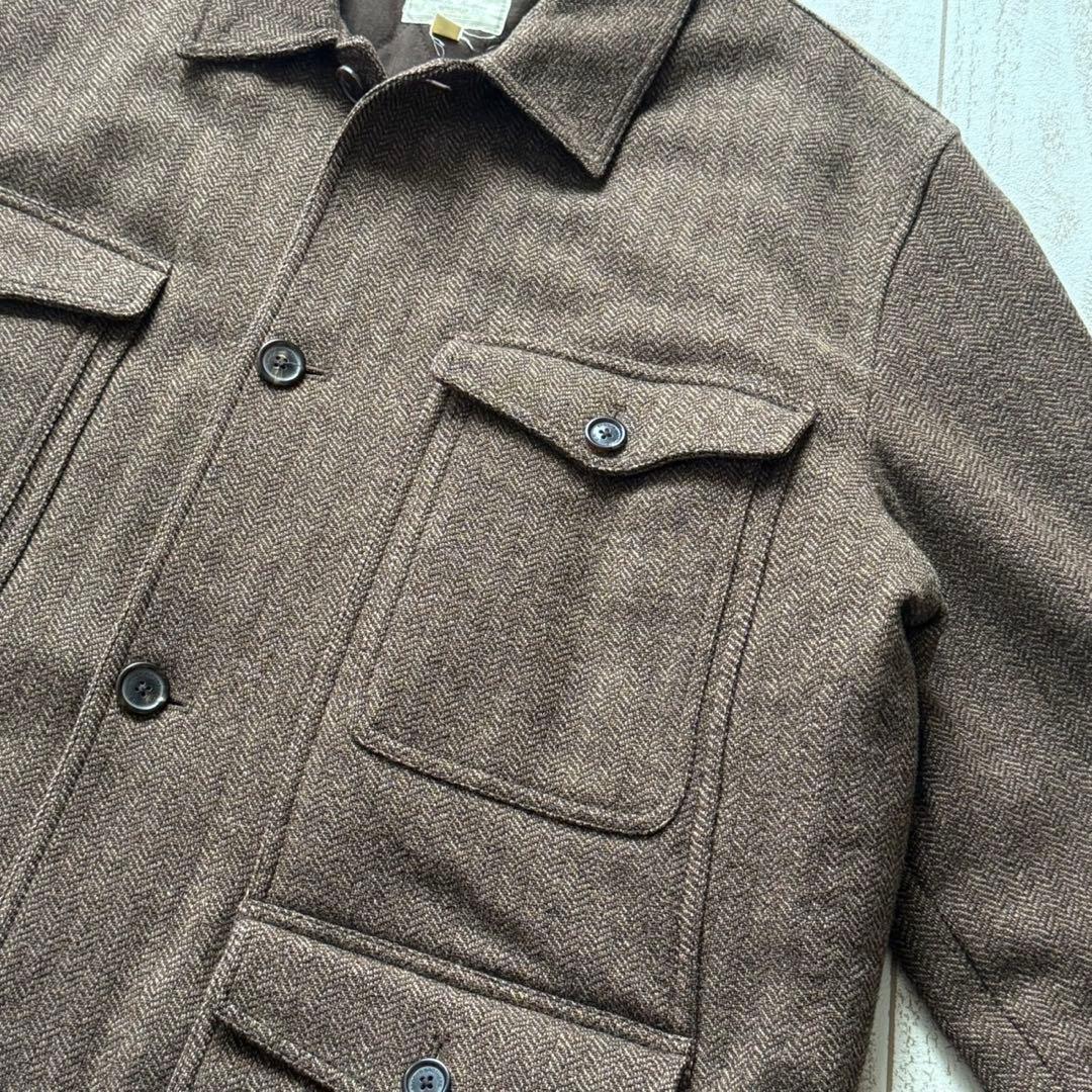 90's【ブルックスブラザーズ】ヘリンボーンツイード　フィールドジャケット