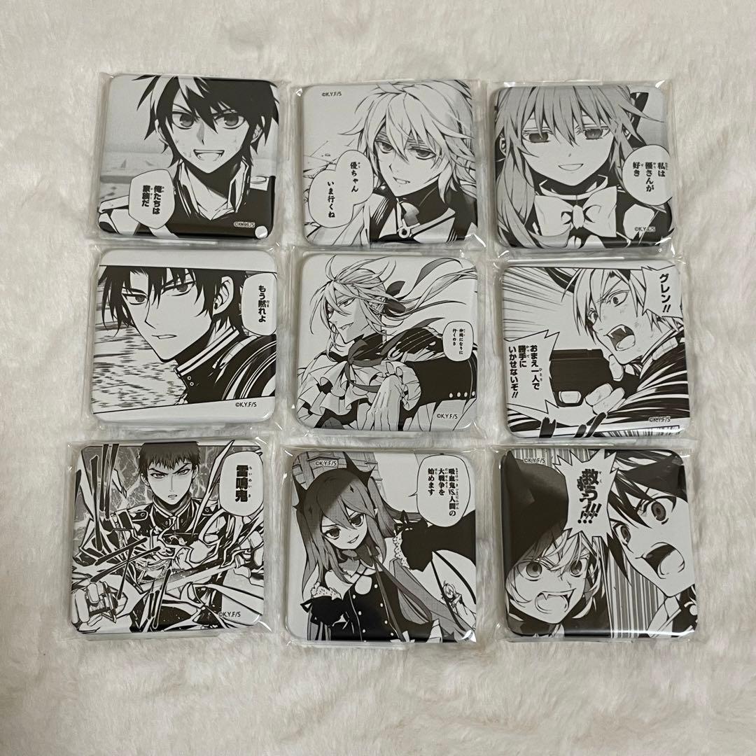 終わりのセラフ DMMスクラッチ 缶バッジ コンプ セット 終わりのセラフ DMMスクラッチ 缶バッジ コンプ セット｜終わりの