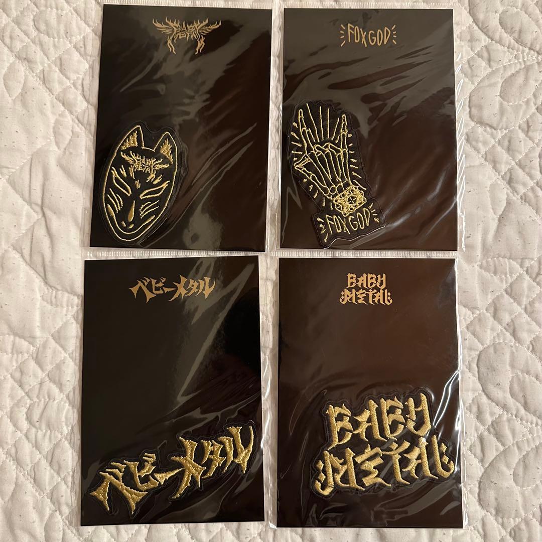 10 BABYMETAL BUDOKAN ステッカーワッペン10種フルコンプ新品