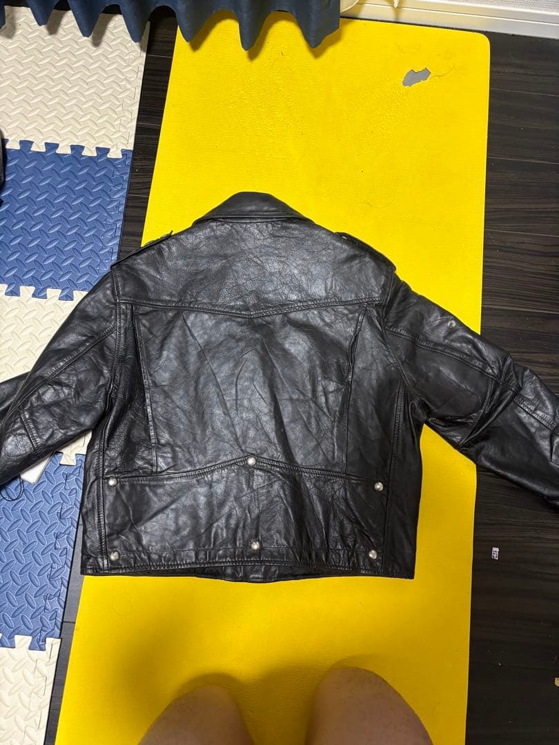 70s( USA製) Sears ダブルライダースジャケットSERVALジップ - メルカリ