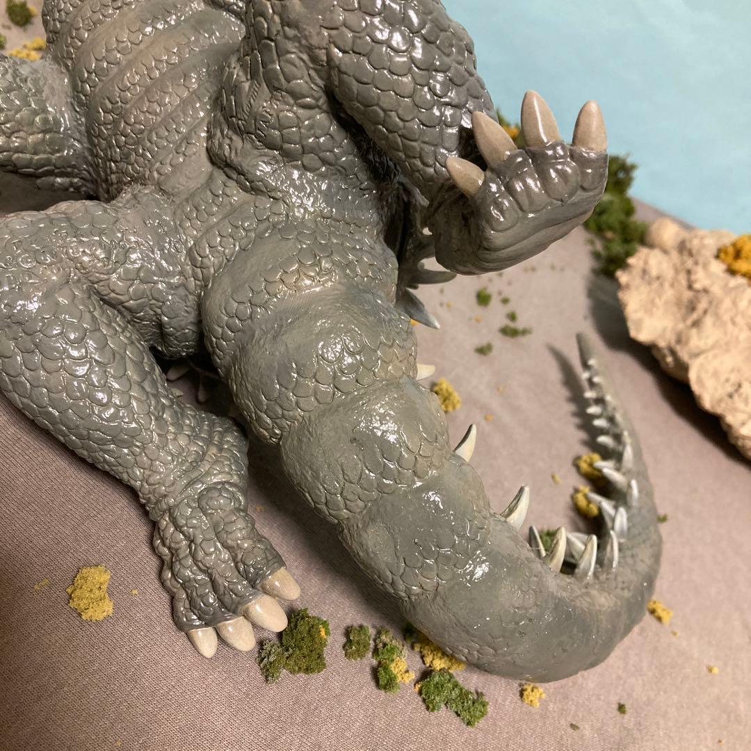 アンギラス マーミットソフビ 組み立て完成品 カスタム・塗装済み