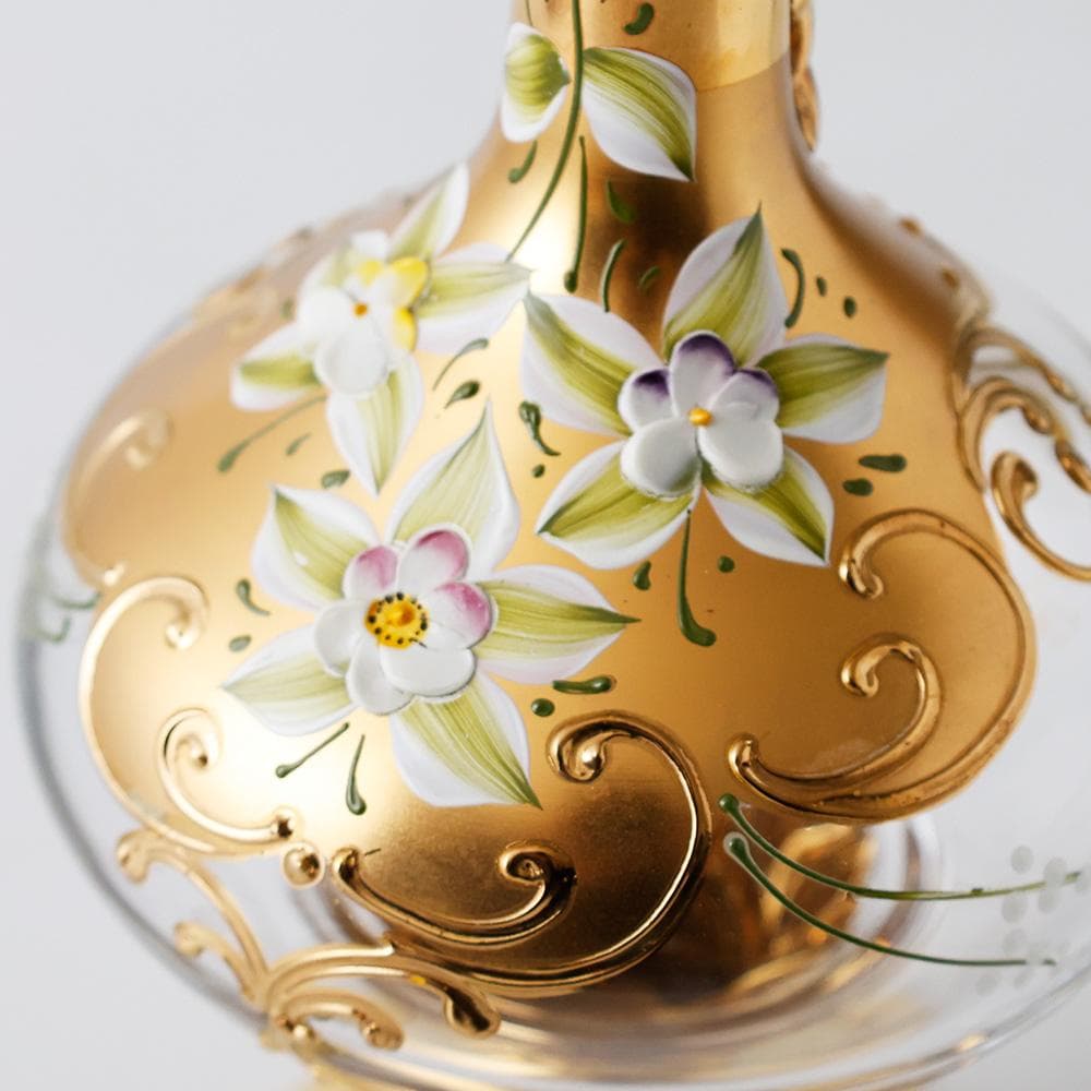 T 超高級 ベネチアングラス イタリア製 ムラノーガラス ワイングラス3