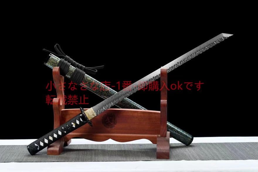焼成打石紋T 10焼刃【千鈞】武具　刀装具　日本刀　模造刀 居合刀