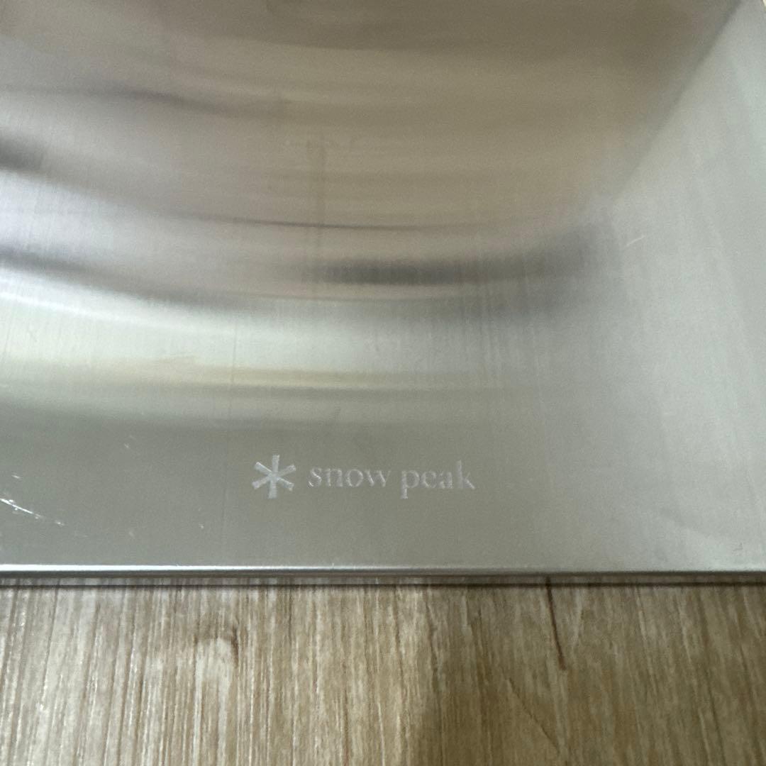 スノーピーク スライドトップハーフ竹 2枚 ステンレストレー 1枚
