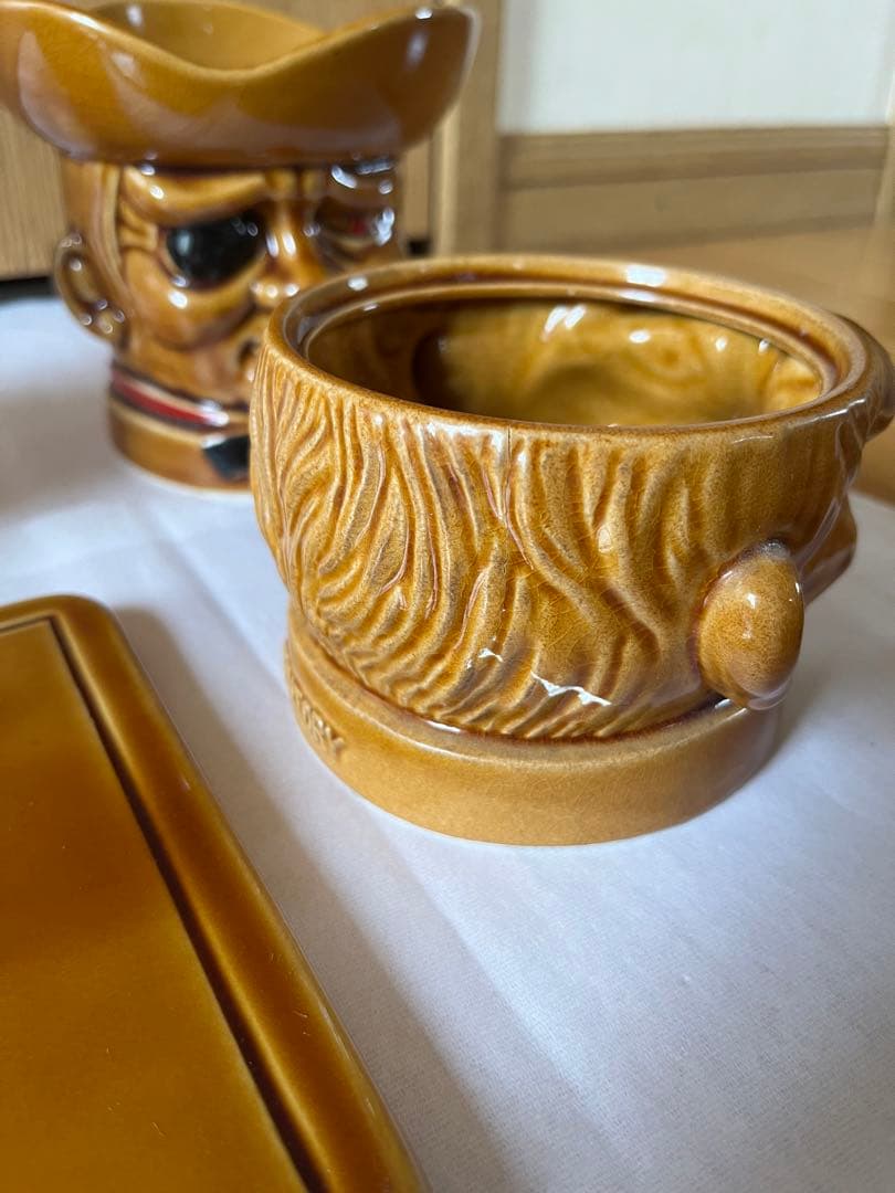 SUNTORY 陶器トリス人形セット　非売品　販促品　コレクション　置物