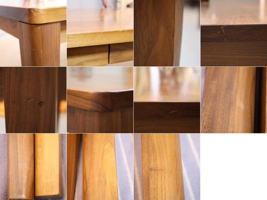 じょっきー　高野木工 プレーン ウォールナット ダイニングテーブル