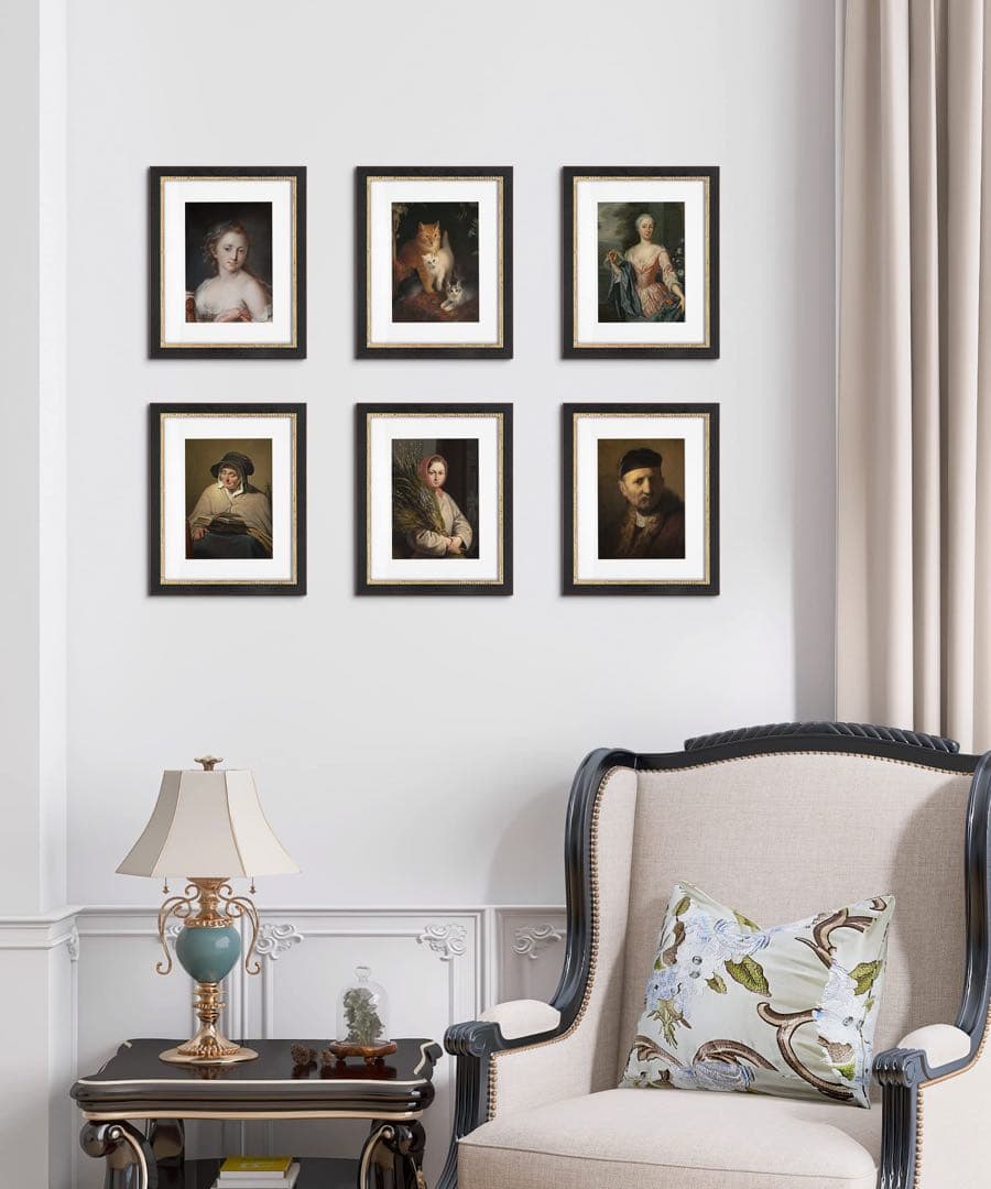 写真フレーム木目 壁掛け 卓上 ディスプレイ（28×23×1.5cm）