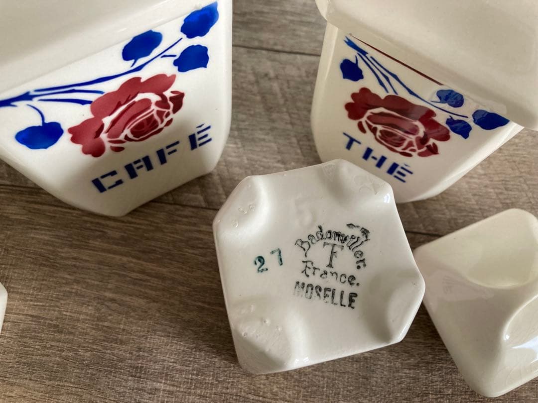 フランス ローズ バドンヴィレー Badonviller キャニスター6セット