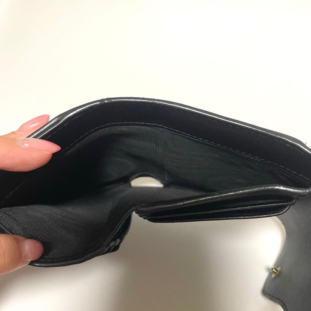 ディオール DIOR Saddle Lotus ウォレット　ブラック