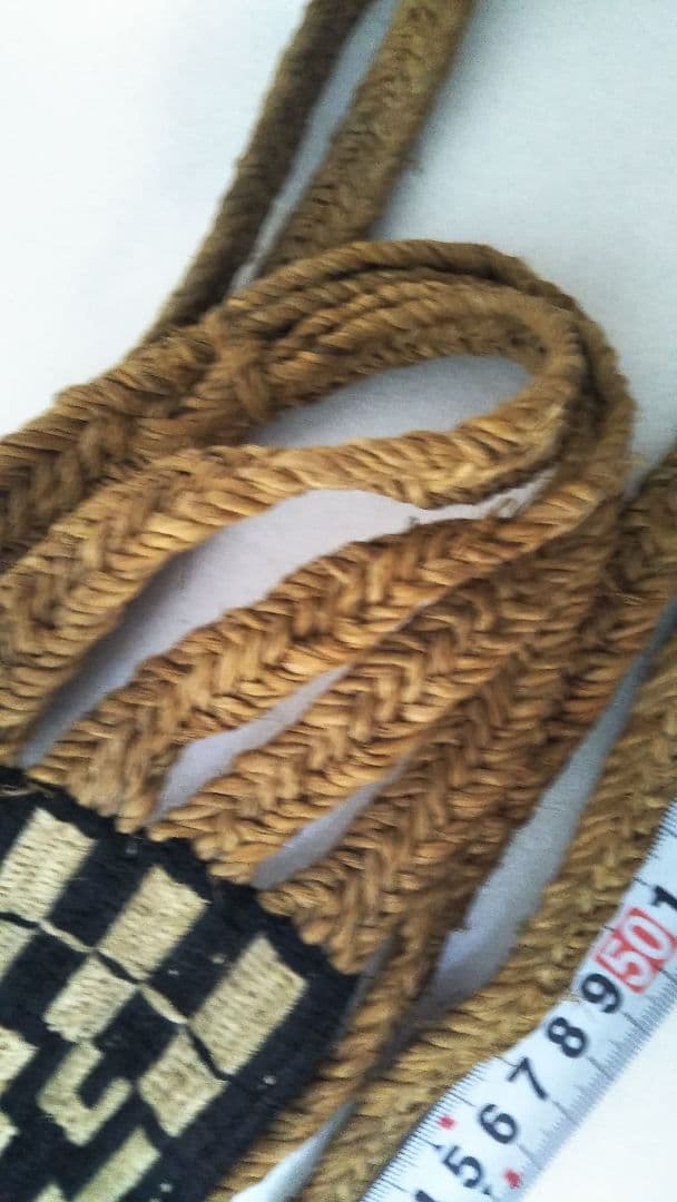 アイヌ背負い縄　タラ　希少民具