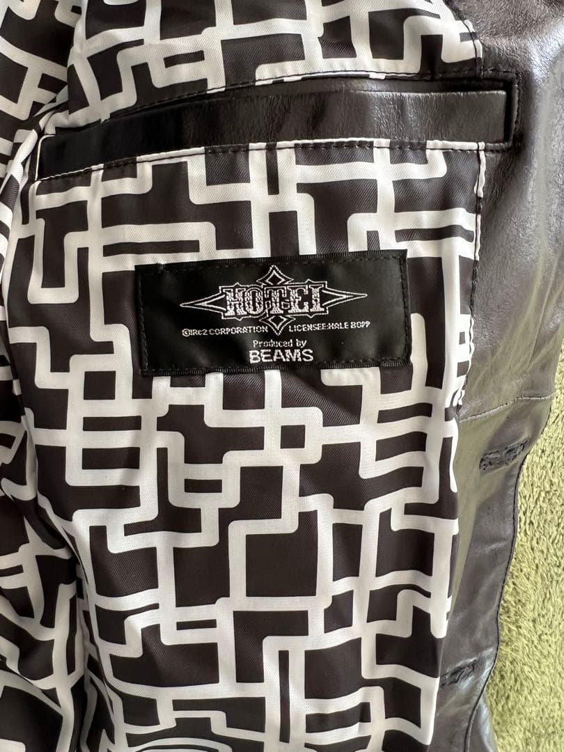布袋寅泰 BEAMSコラボ レザージャケット