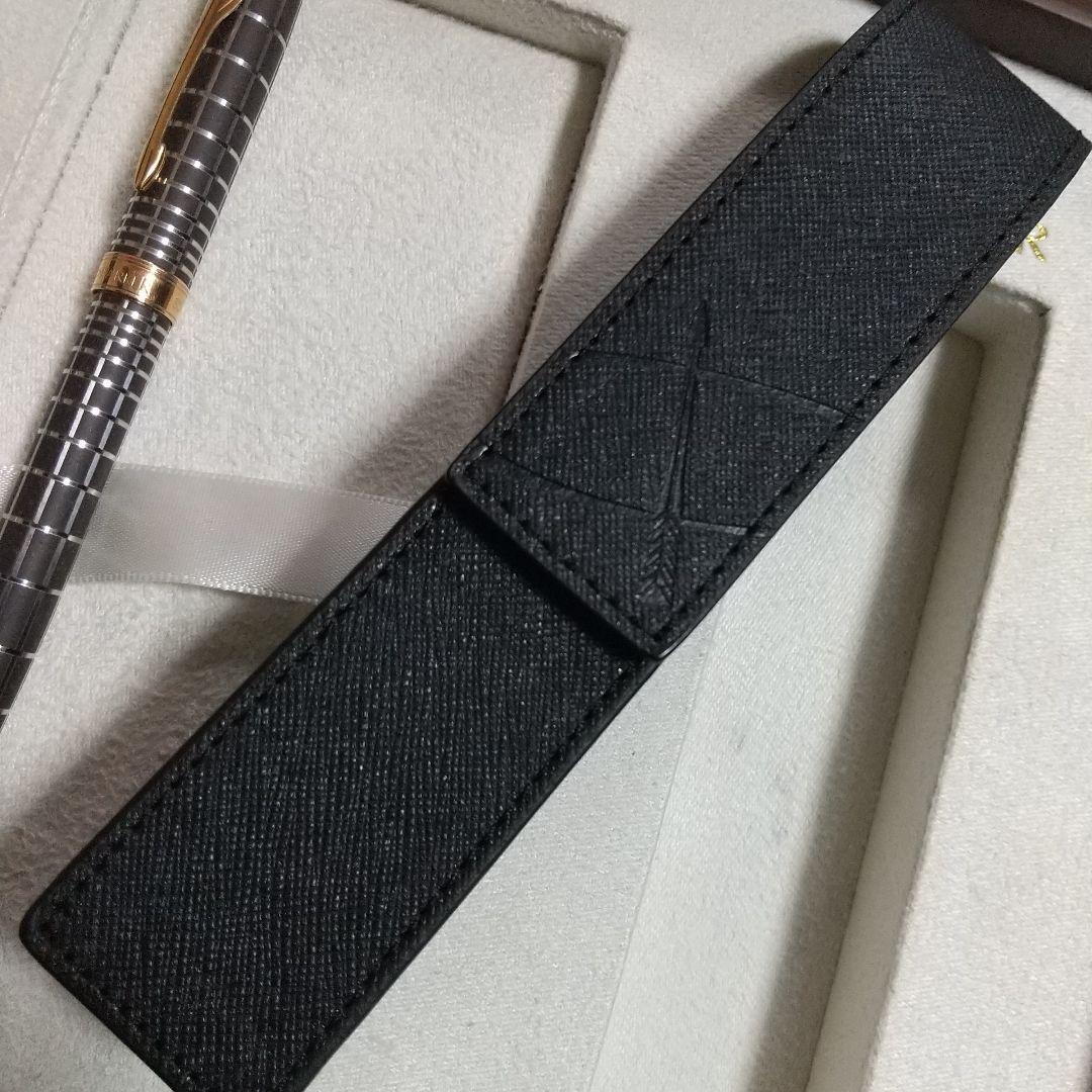 美品 PARKER パーカー ソネットオリジナル レザーペンケースセット
