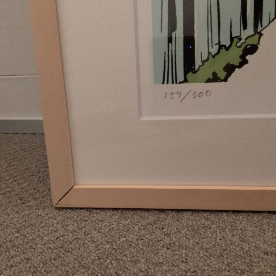 江口寿史 直筆サイン入り複製原画 A LONG VACATION 40th