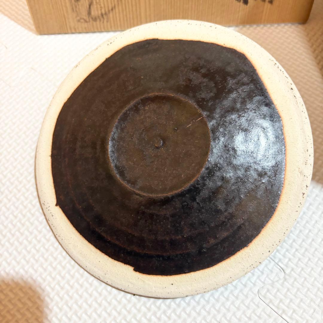 美品】瀬戸焼 水野寿山 鉄釉水指 水指 茶道具 - メルカリ