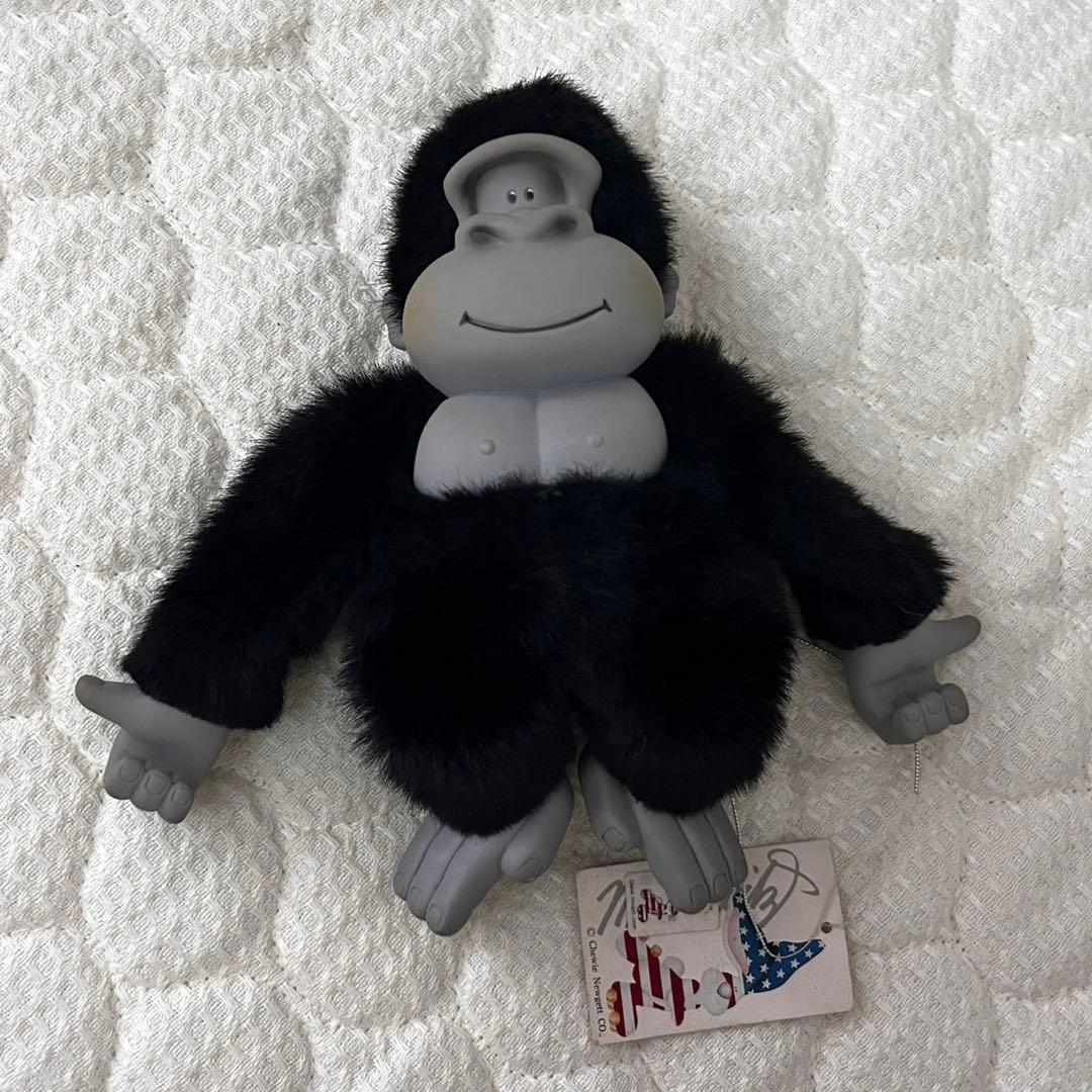 新品　昭和レトロ　スチュアート・マスコウィッツ　バンダイ ゴリラ ぬいぐるみ