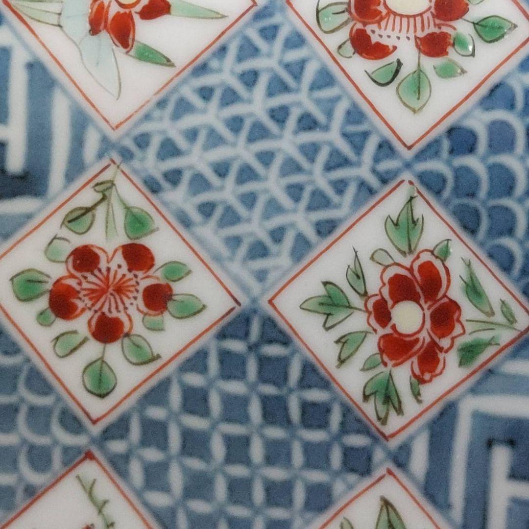 24-1223 古伊万里 柿右衛門手更紗紋様 4.5寸皿 江戸中期 - メルカリ