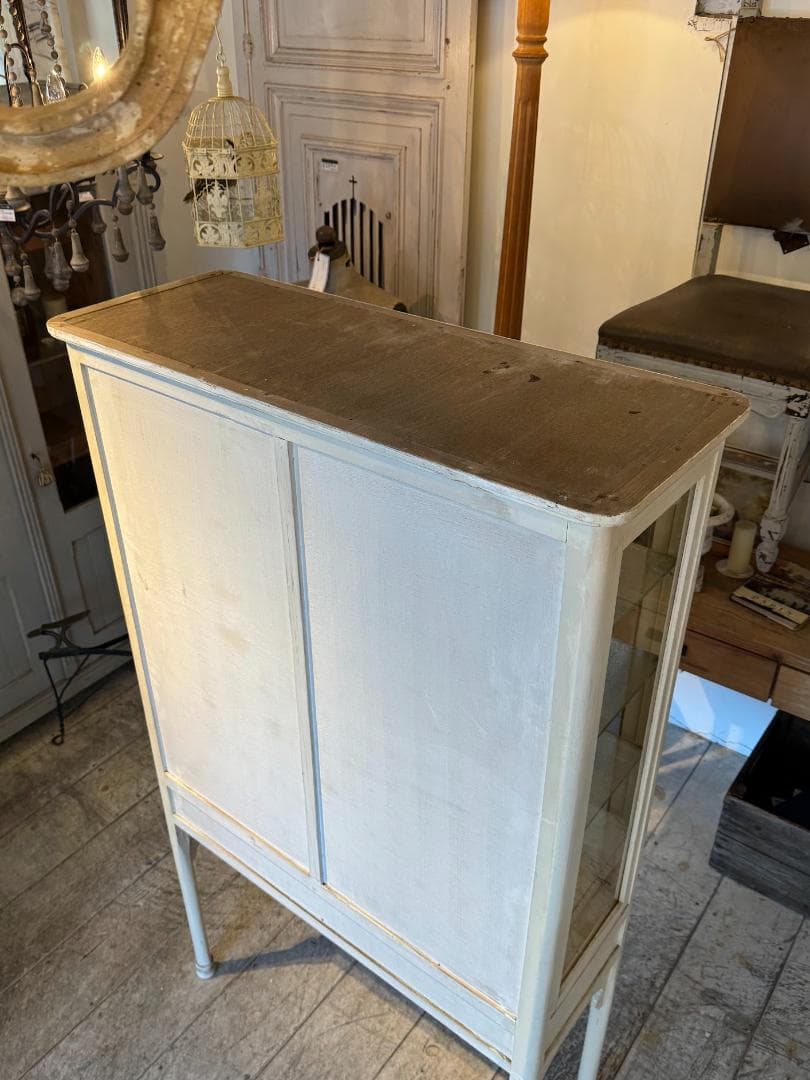 ケビント ドクターキャビネット ガラスショーケース アンティーク 医療