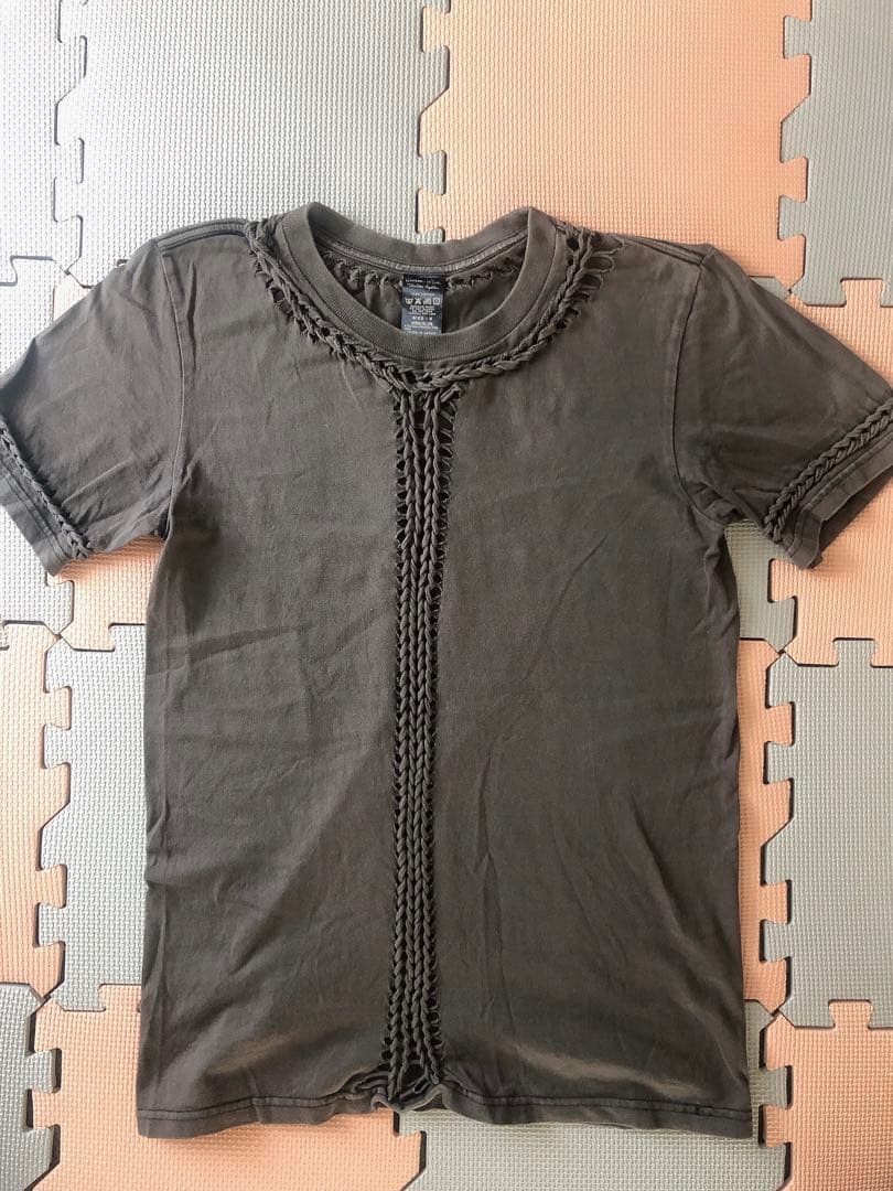 キムタク着用！ナンバーナイン メッシュTシャツ ブラウン キムタク着用！ナンバーナイン メッシュTシャツ ブラウン - メルカリ