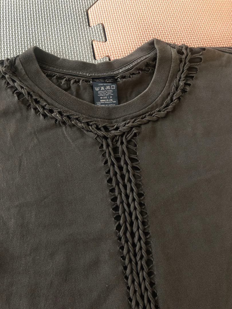 キムタク着用！ナンバーナイン メッシュTシャツ ブラウン - メルカリ