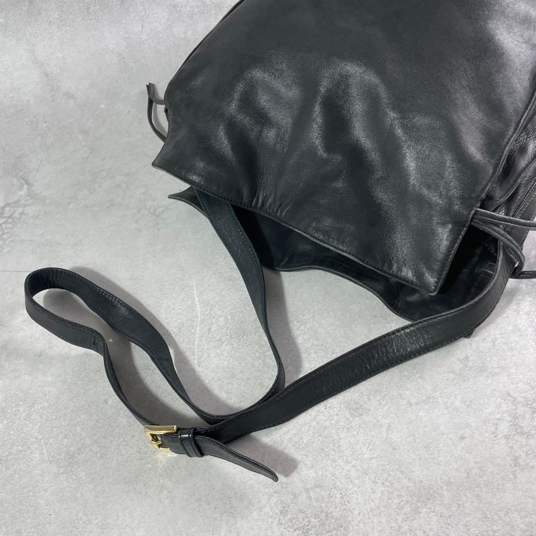 入手困難✨ ロエベ LOEWE ショルダーバッグ サコッシュ アナグラム 黒色