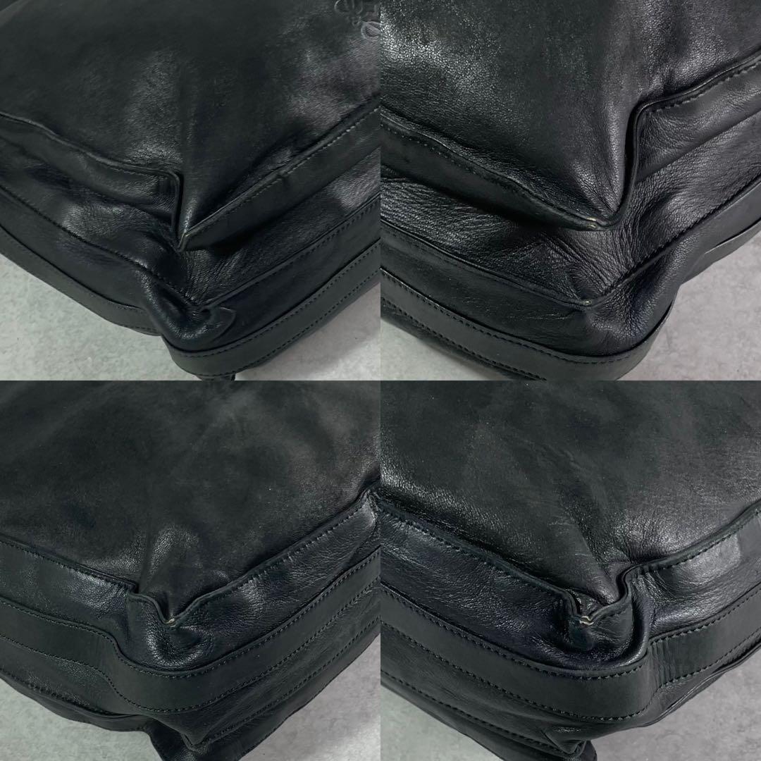 入手困難✨ ロエベ LOEWE ショルダーバッグ サコッシュ アナグラム 黒色